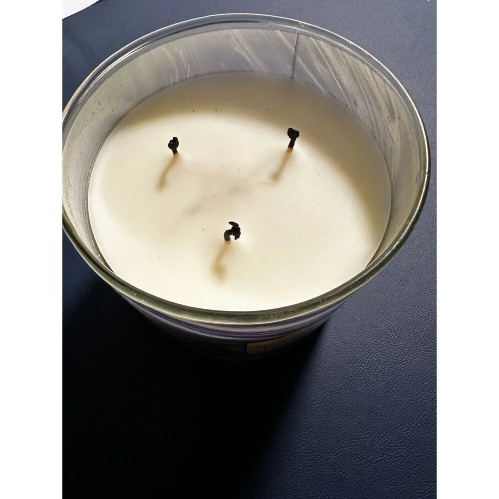 White Barn Mahogany Coconut 3-Wick Scented Candle 14.5 oz Essential Oils - Picture 4 of 4